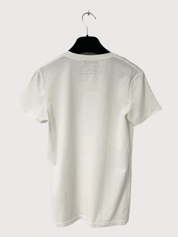 Balmain by Olivier Rousteing 2017 Metallic Silver Logo T-Shirt