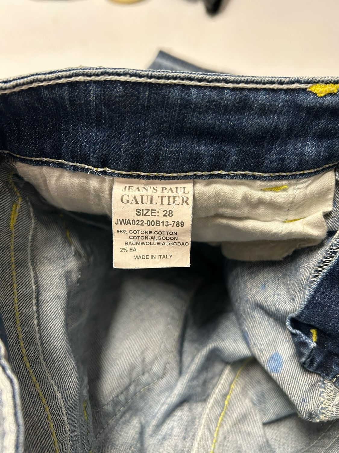 Jean Paul Gaultier 2000s Waxed Flared Denim