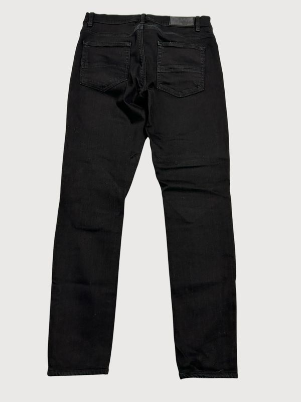 Amiri 2019 MX1 Leather Biker Denim