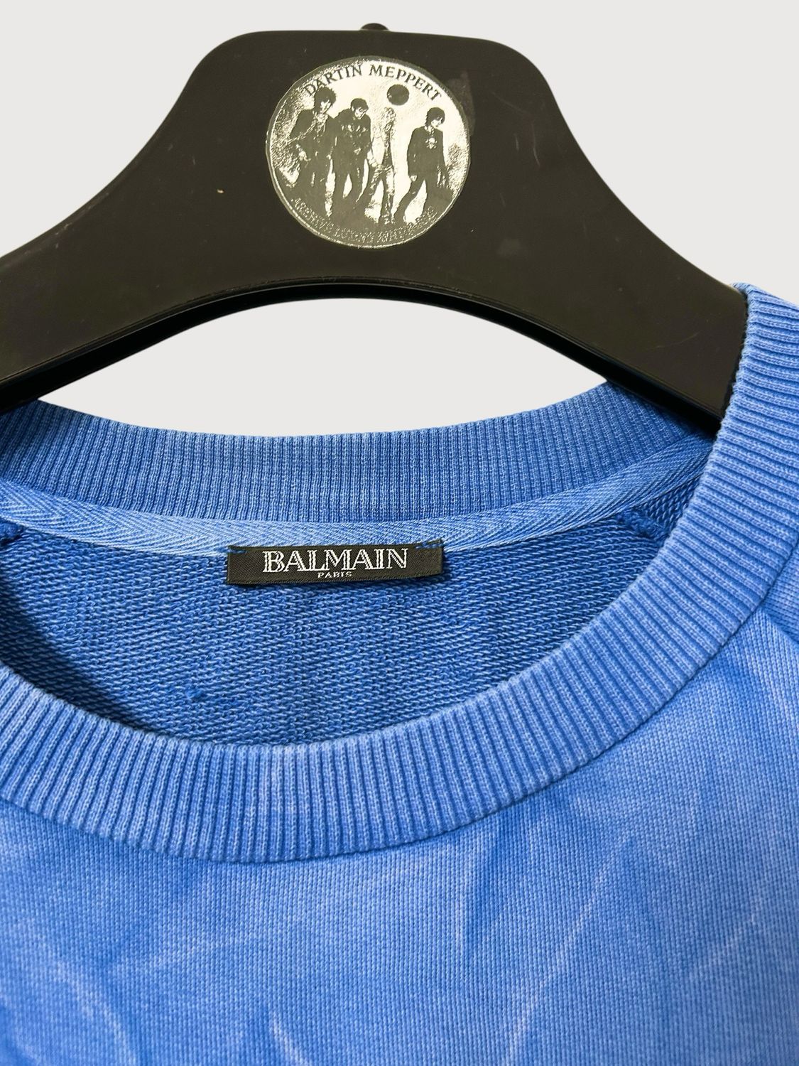 Balmain by Olivier Rousteing FW2013 Side Zip Logo Sweatshirt