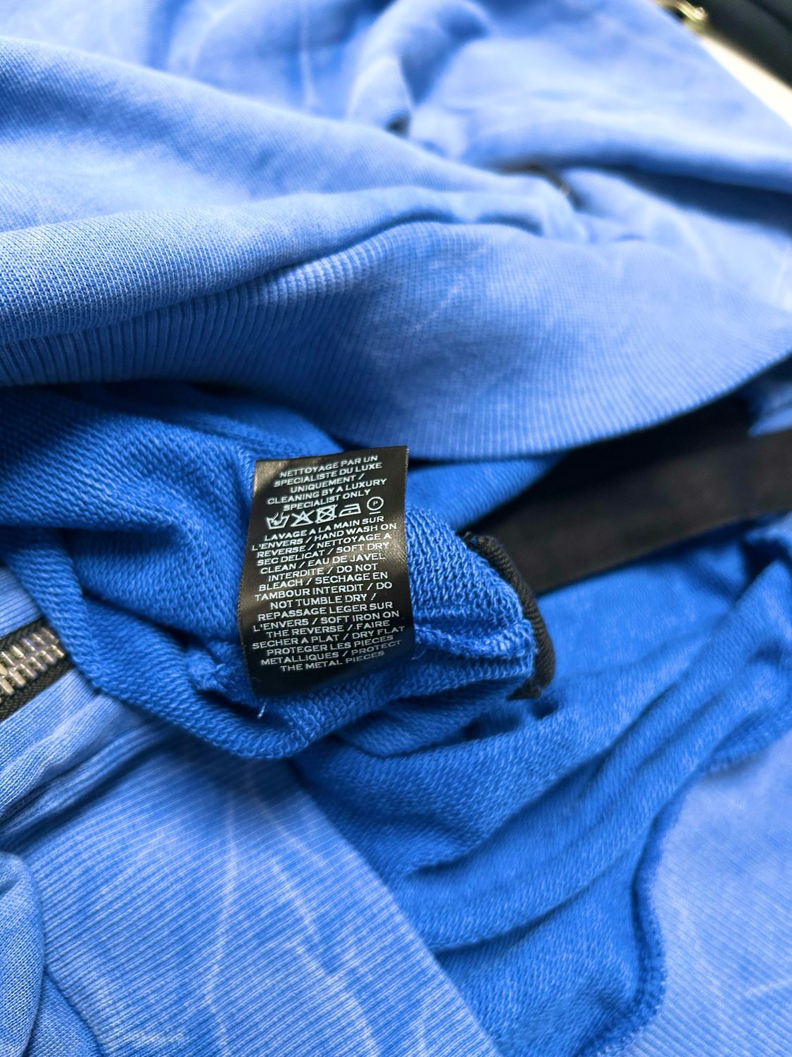 Balmain by Olivier Rousteing FW2013 Side Zip Logo Sweatshirt