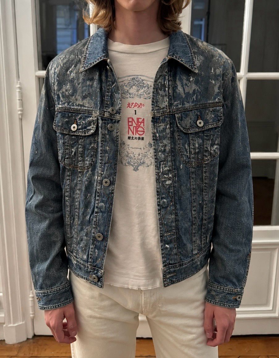 Dolce &amp; Gabbana SS2004 Waxed Denim Jacket