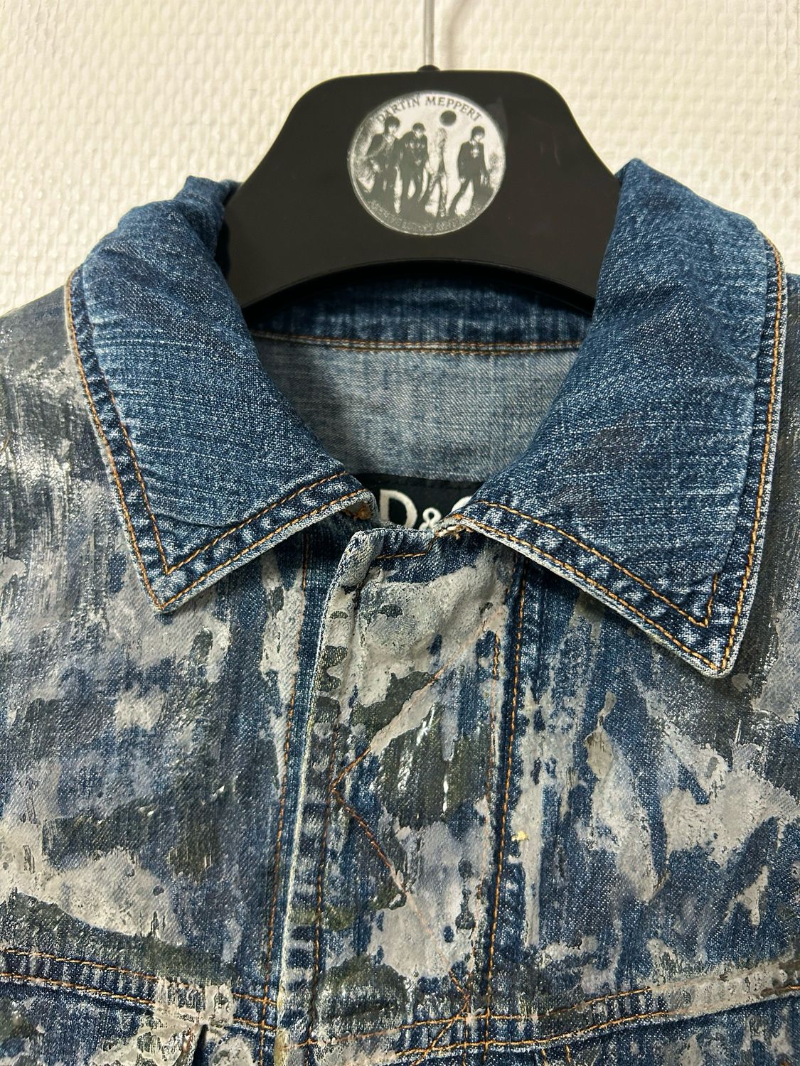 Dolce &amp; Gabbana SS2004 Waxed Denim Jacket