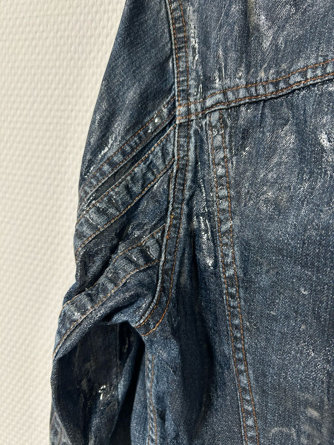 Dolce &amp; Gabbana SS2004 Waxed Denim Jacket