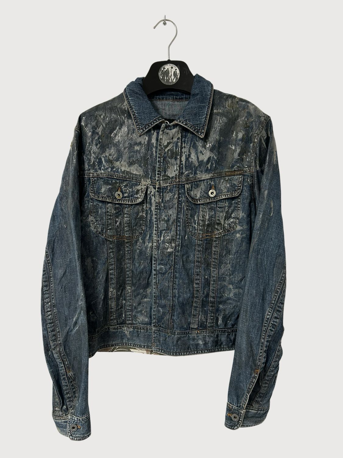 Dolce &amp; Gabbana SS2004 Waxed Denim Jacket