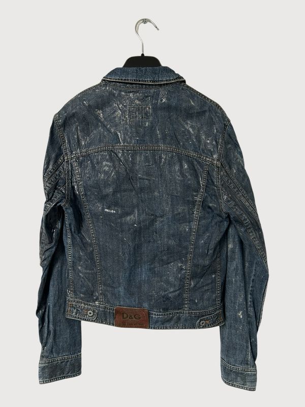 Dolce &amp; Gabbana SS2004 Waxed Denim Jacket