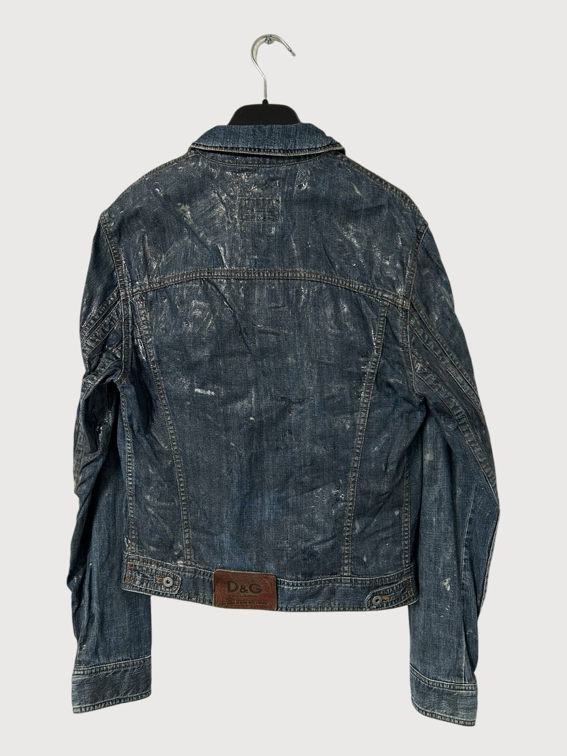 Dolce &amp; Gabbana SS2004 Waxed Denim Jacket