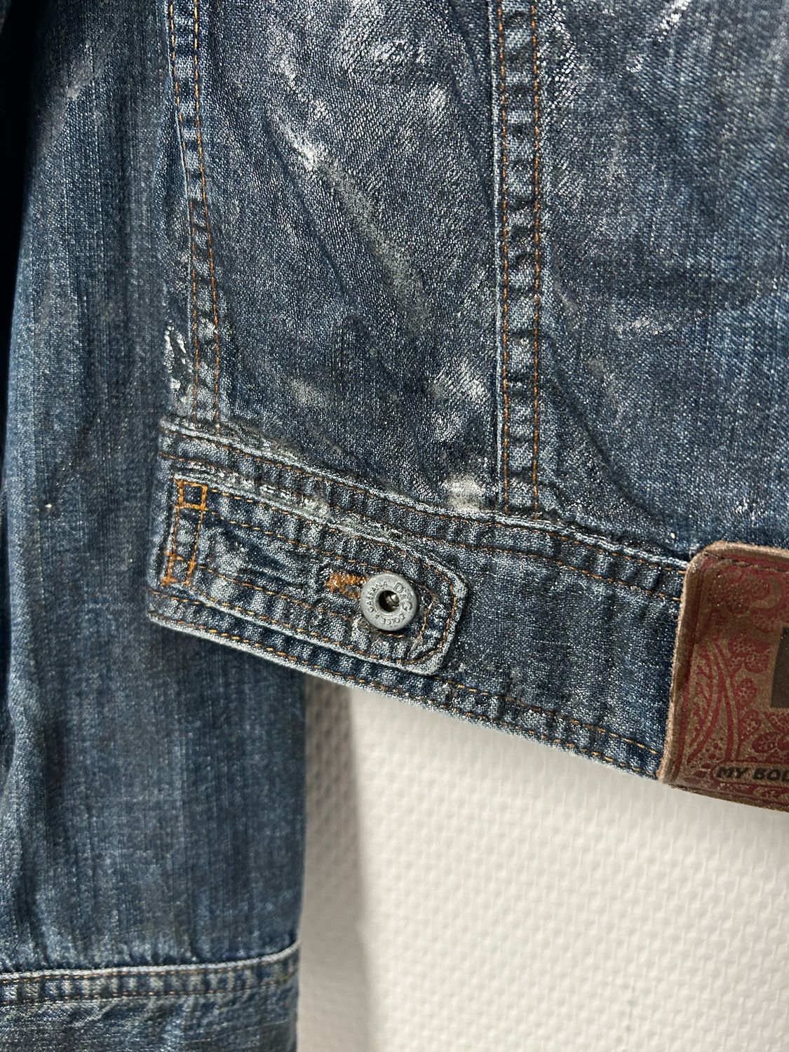 Dolce &amp; Gabbana SS2004 Waxed Denim Jacket