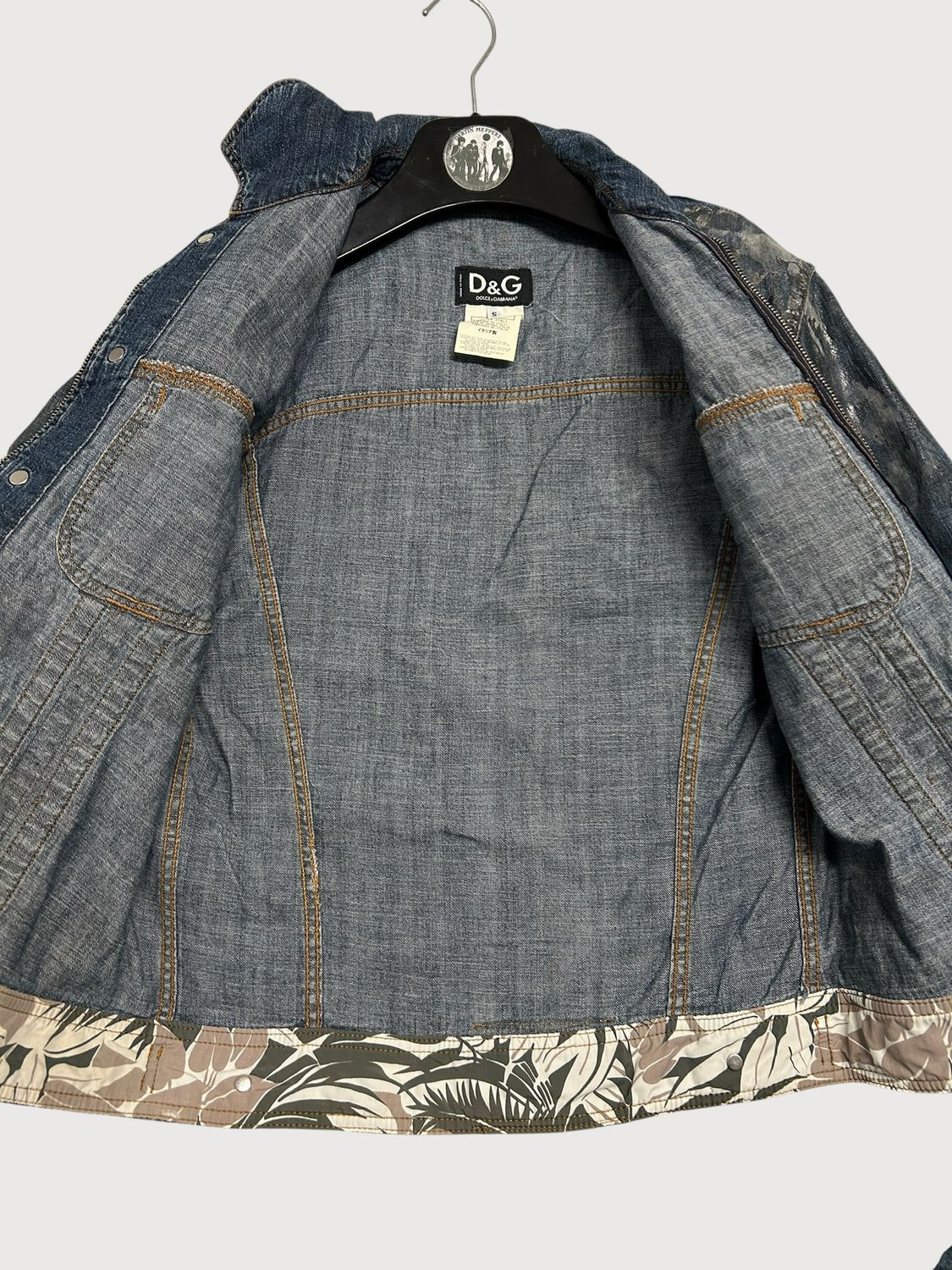 Dolce &amp; Gabbana SS2004 Waxed Denim Jacket