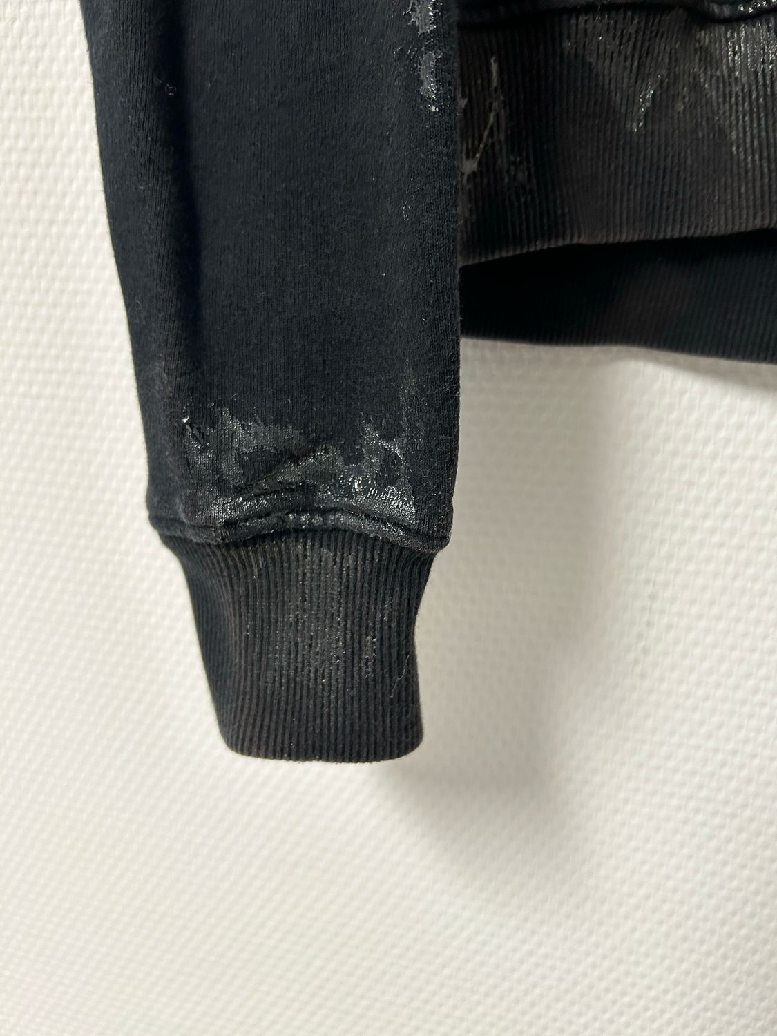 Balmain 2011 Embroidered Eagle Logo Waxed Crewneck