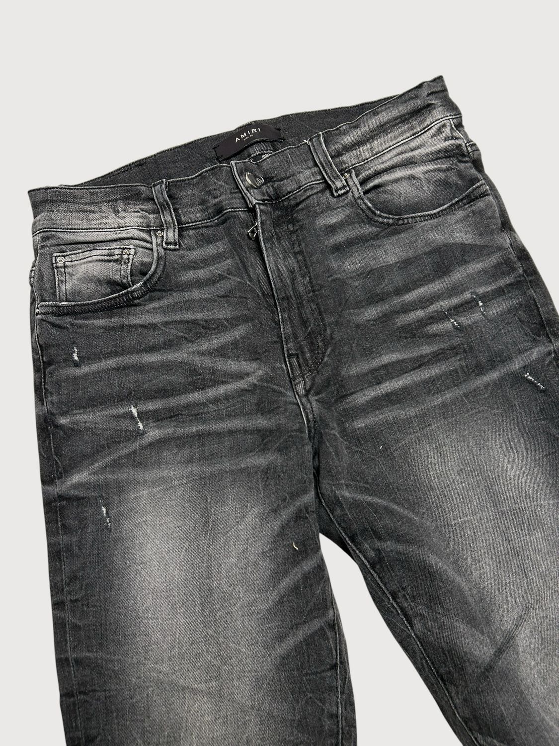 Amiri FW2018 Whiskered Distressed Denim