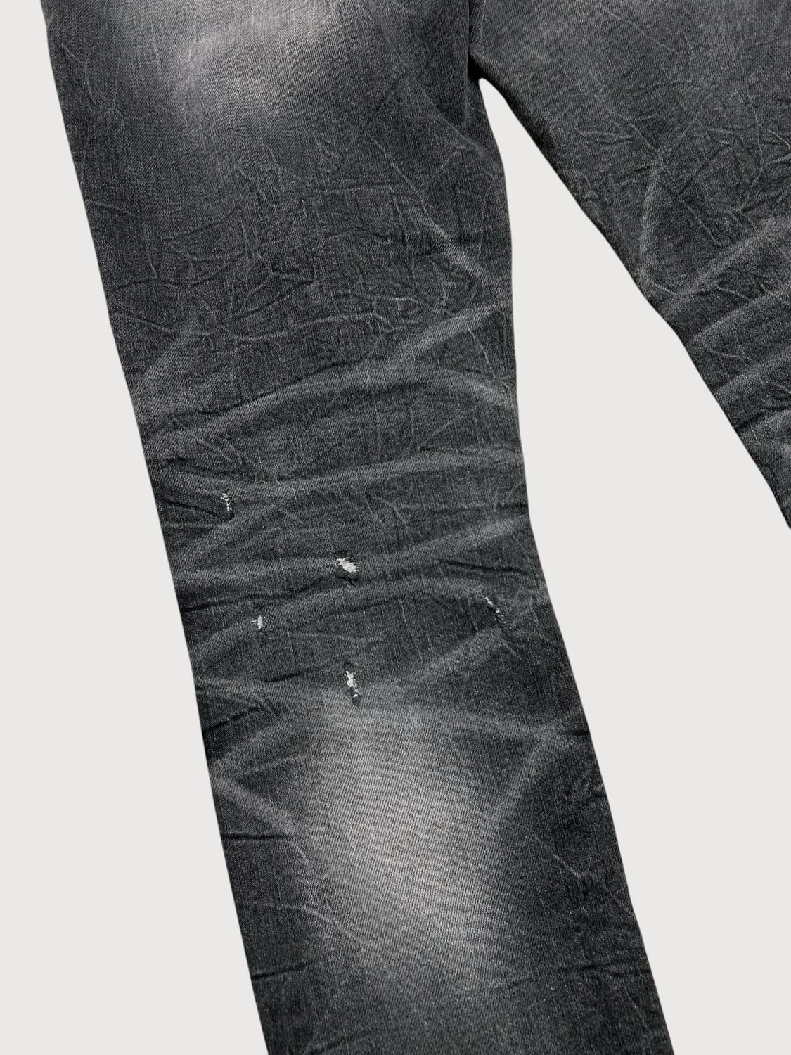 Amiri FW2018 Whiskered Distressed Denim