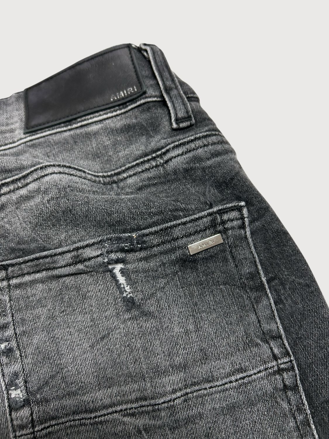 Amiri FW2018 Whiskered Distressed Denim