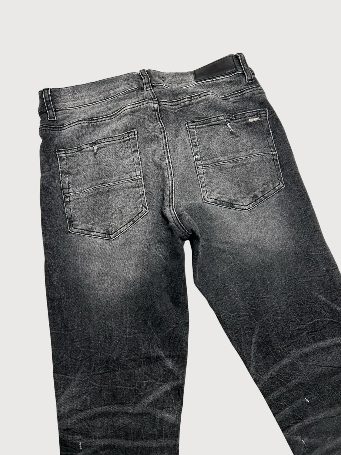 Amiri FW2018 Whiskered Distressed Denim