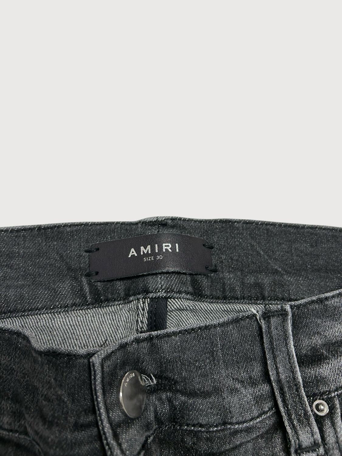 Amiri FW2018 Whiskered Distressed Denim