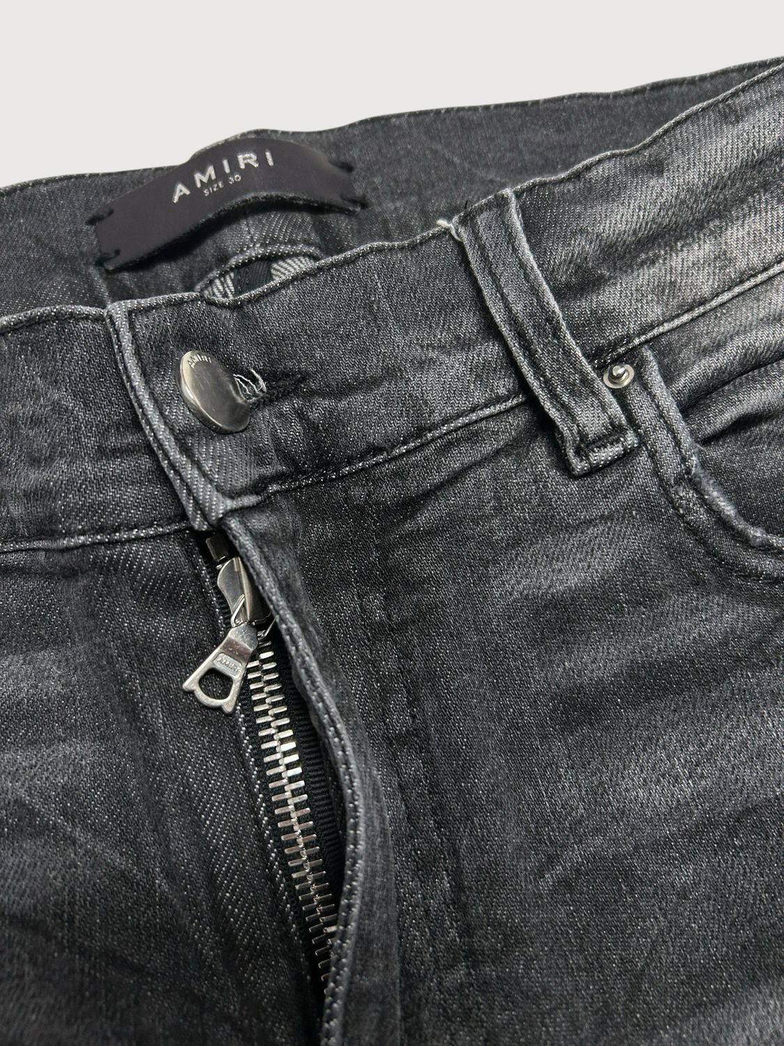Amiri FW2018 Whiskered Distressed Denim