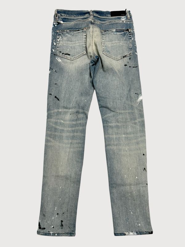 Amiri FW2019 Paint Splatter Distressed Denim