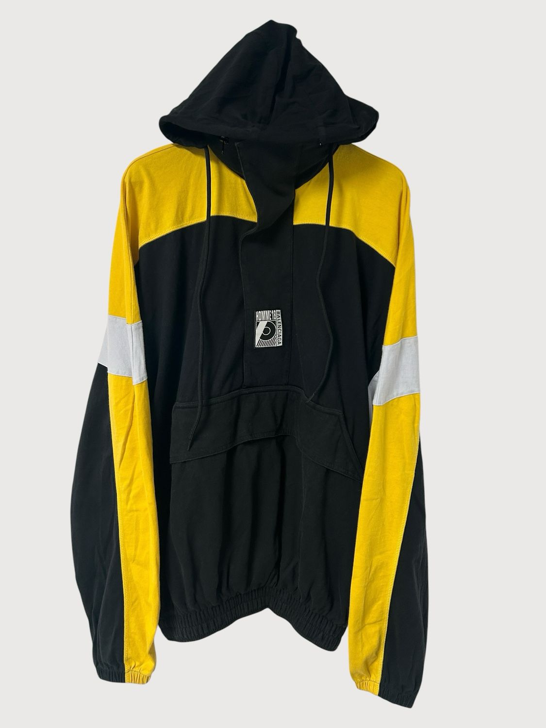Balenciaga by Demna Gvasalia SS2018 Homme 18 Color Block Oversized Hoodie