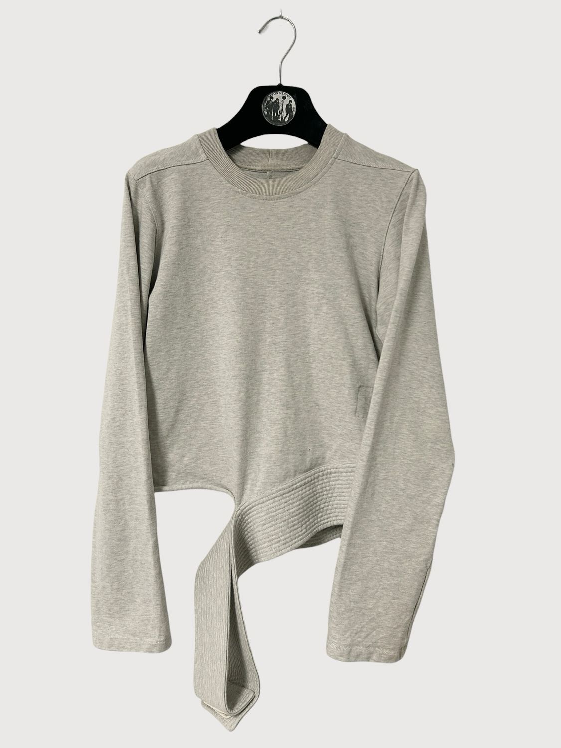 Rick Owens SS2021 Milk Creatch Belt Crewneck