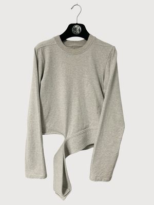 Rick Owens SS2021 Milk Creatch Belt Crewneck