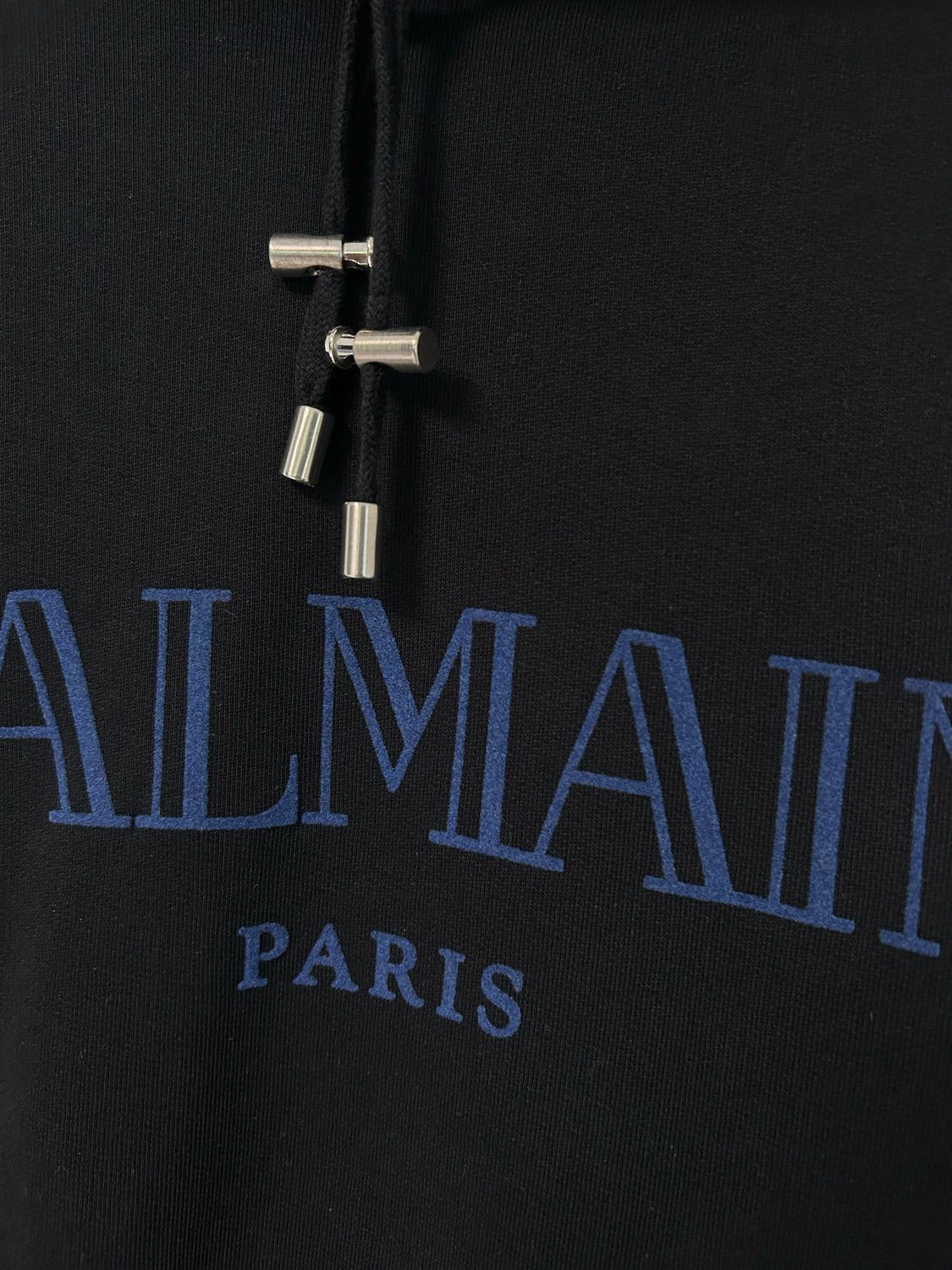 Balmain by Olivier Rousteing FW2013 Raw Cut Logo Hoodie