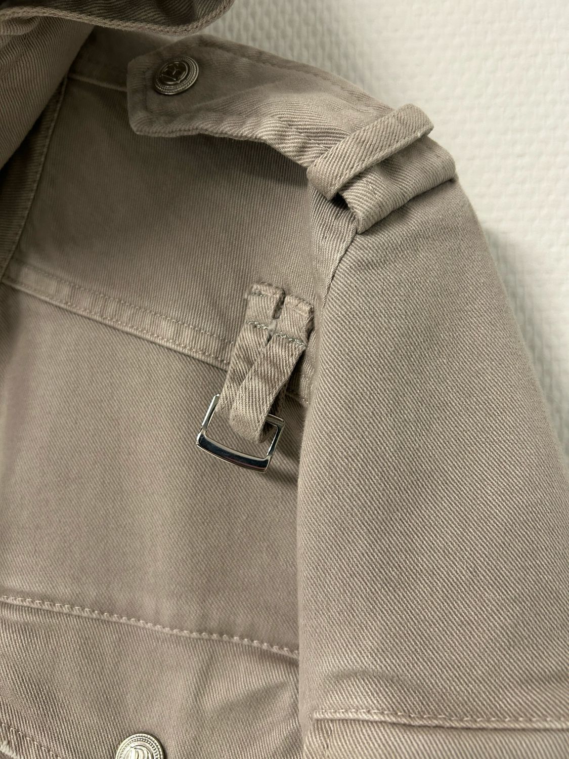 Balmain c. 2011 Military Canvas Parka