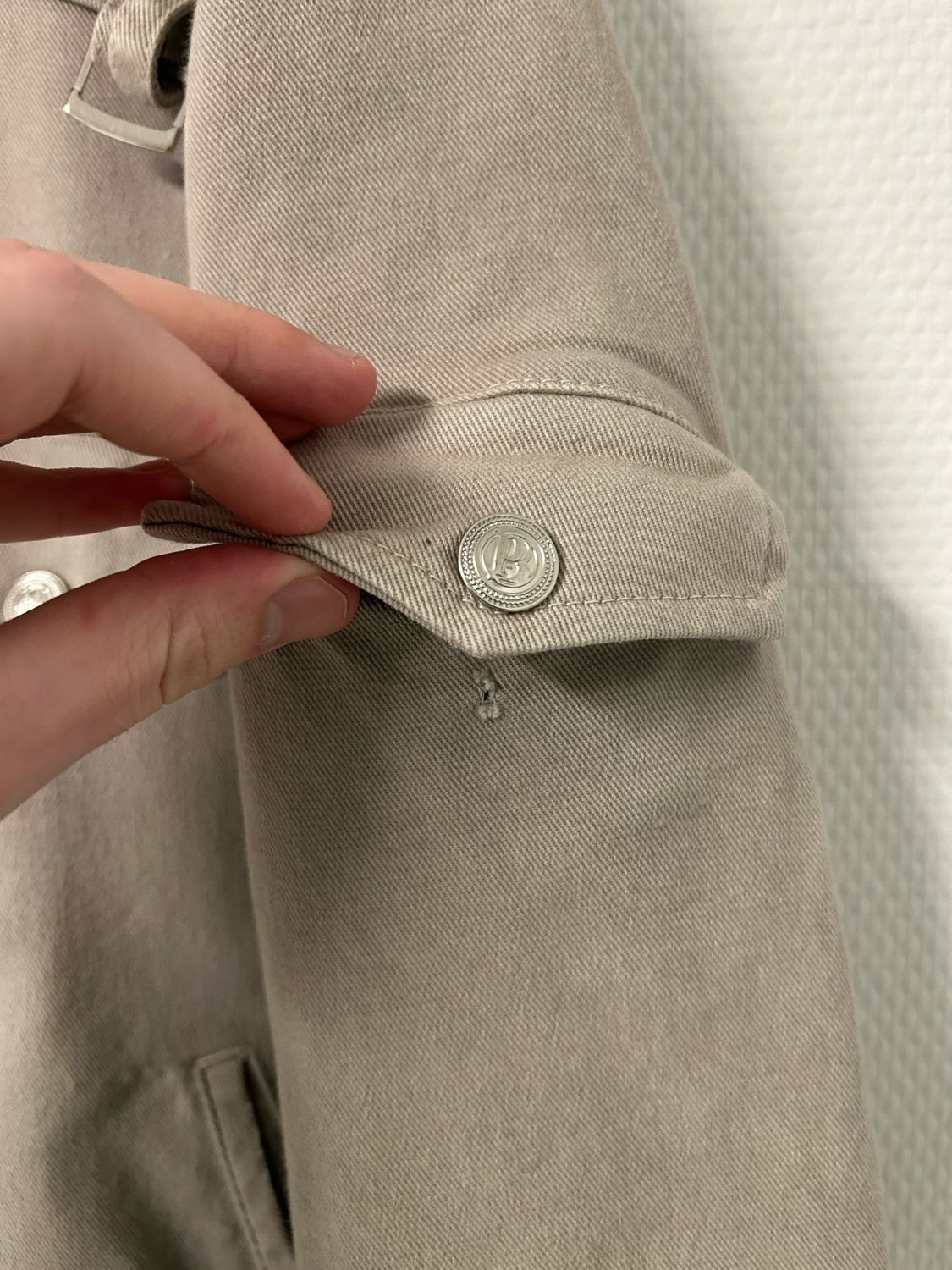 Balmain c. 2011 Military Canvas Parka