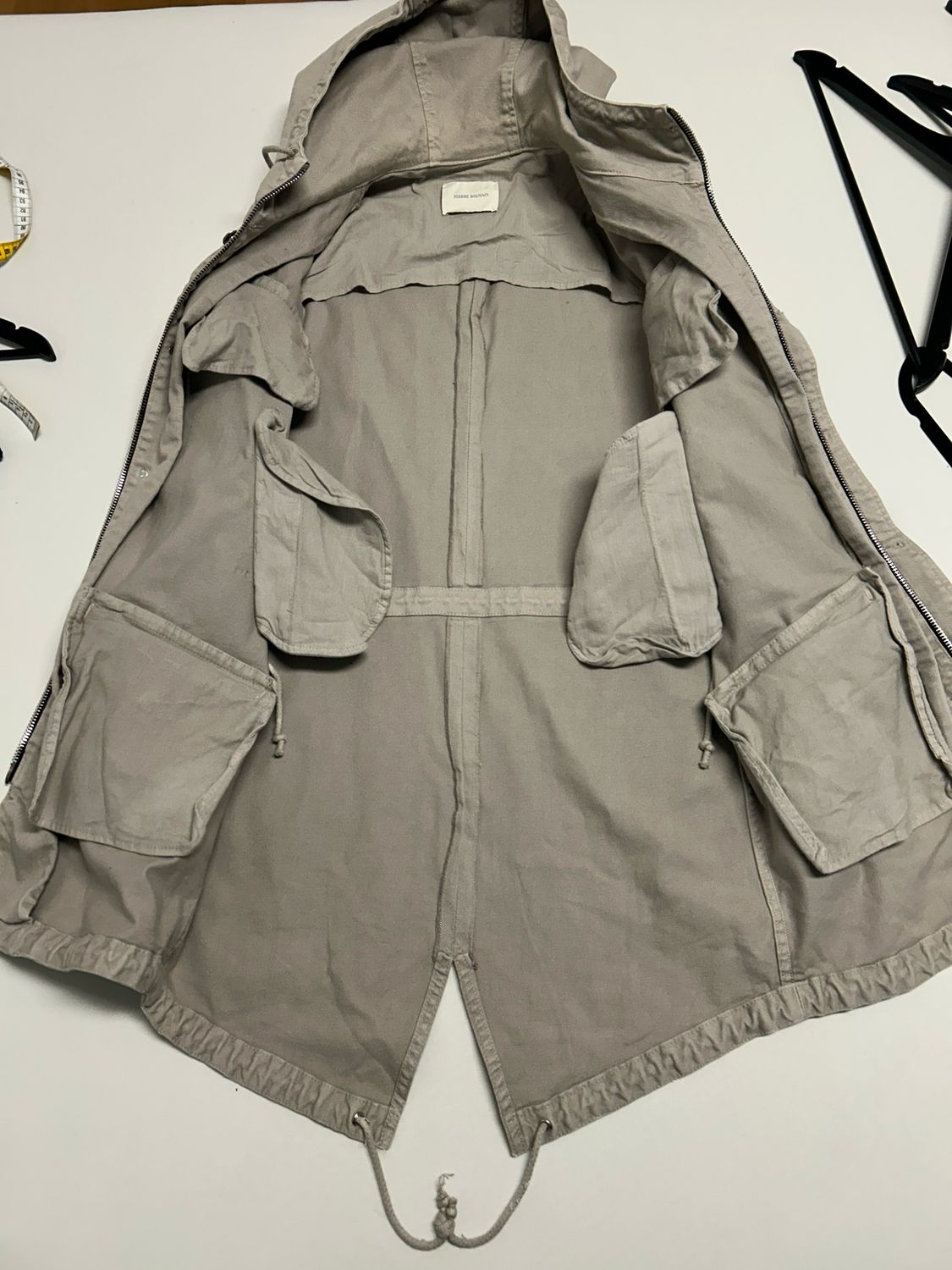 Balmain c. 2011 Military Canvas Parka
