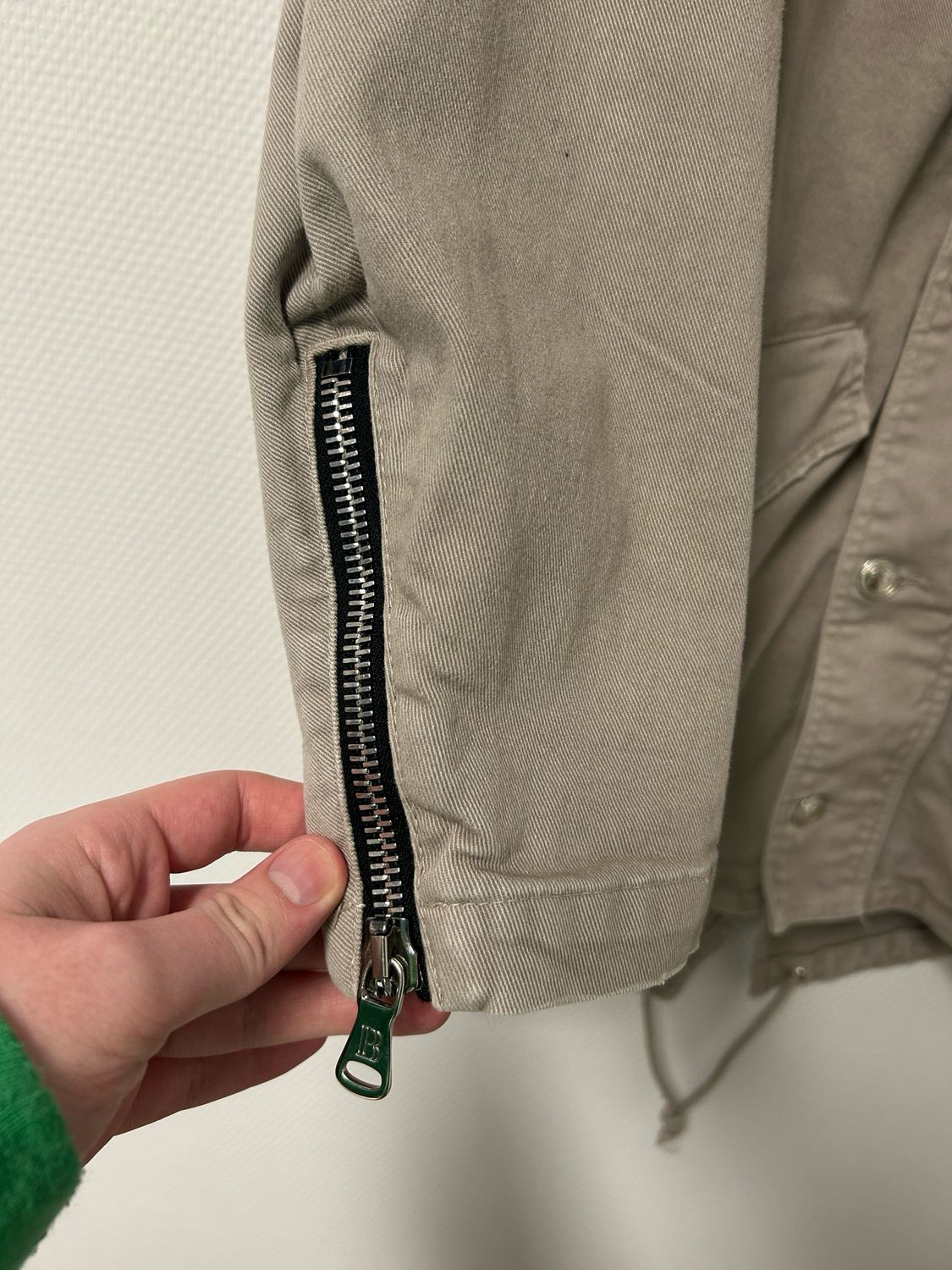 Balmain c. 2011 Military Canvas Parka