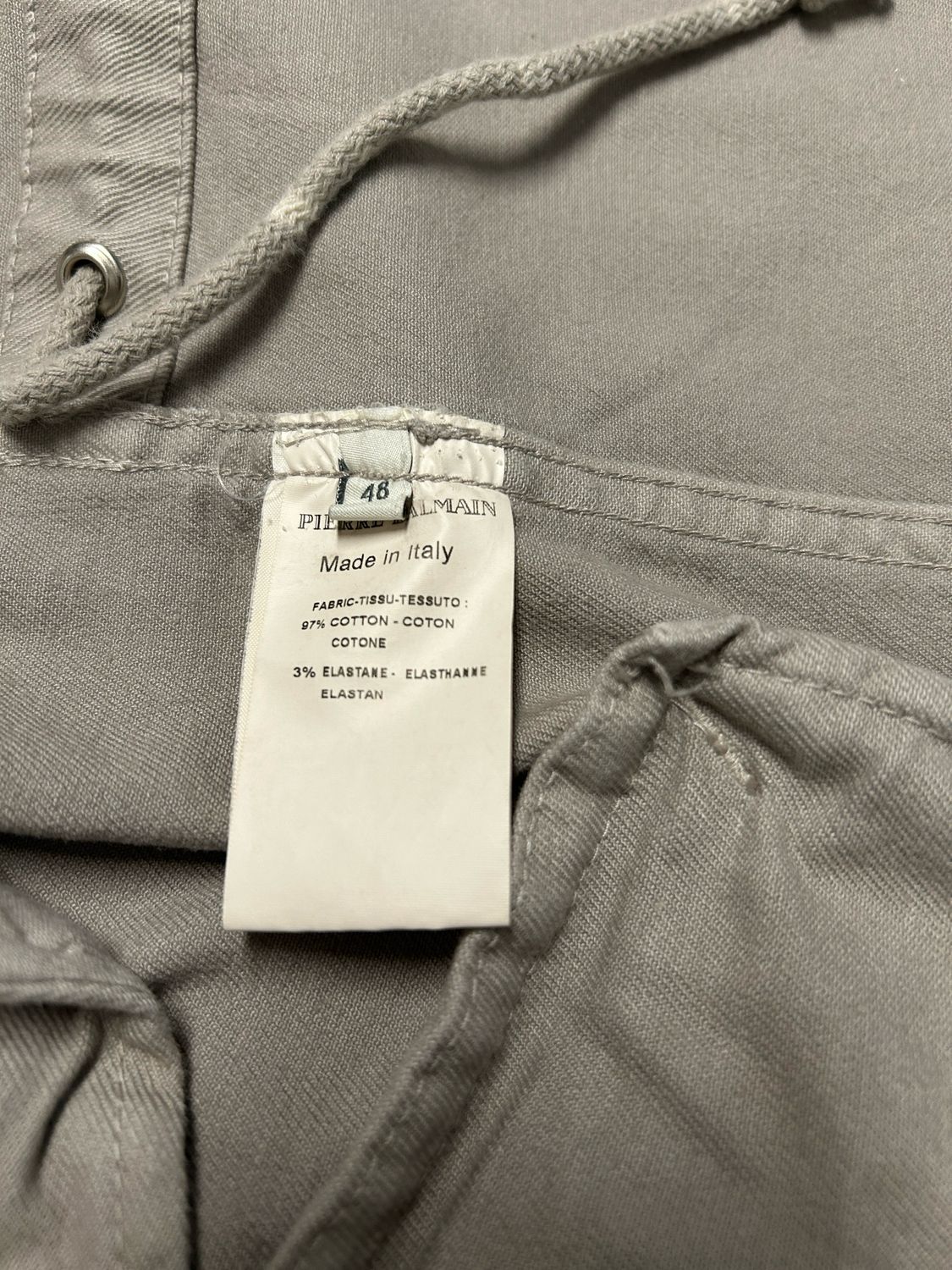 Balmain c. 2011 Military Canvas Parka