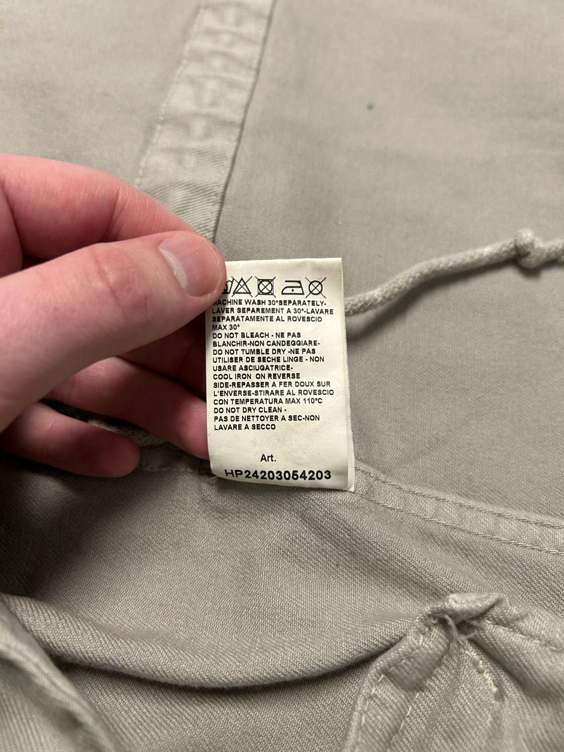 Balmain c. 2011 Military Canvas Parka