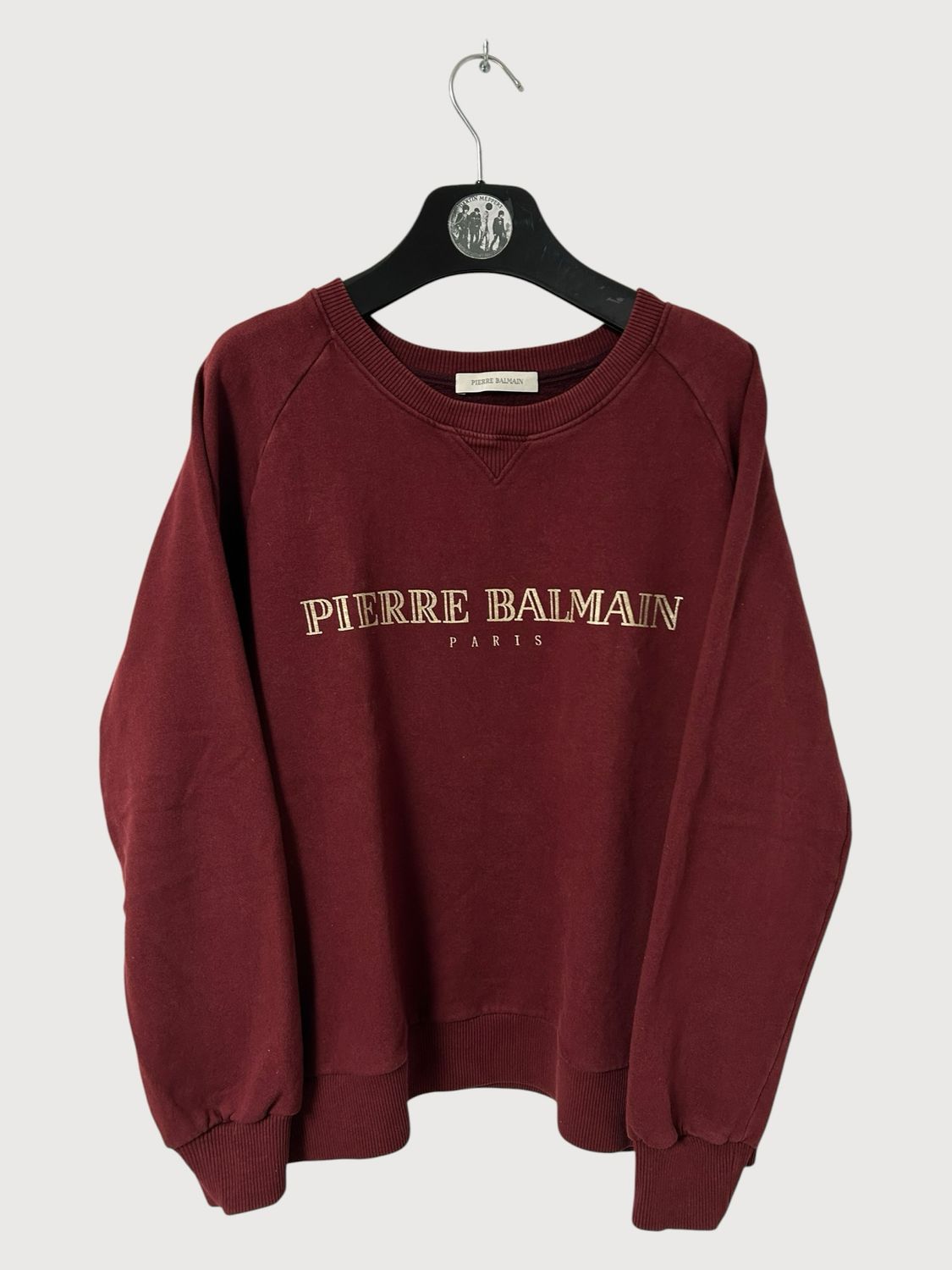 Balmain FW2012 Carmine Logo Crewneck