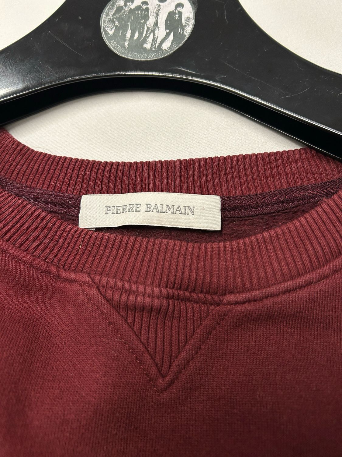 Balmain FW2012 Carmine Logo Crewneck