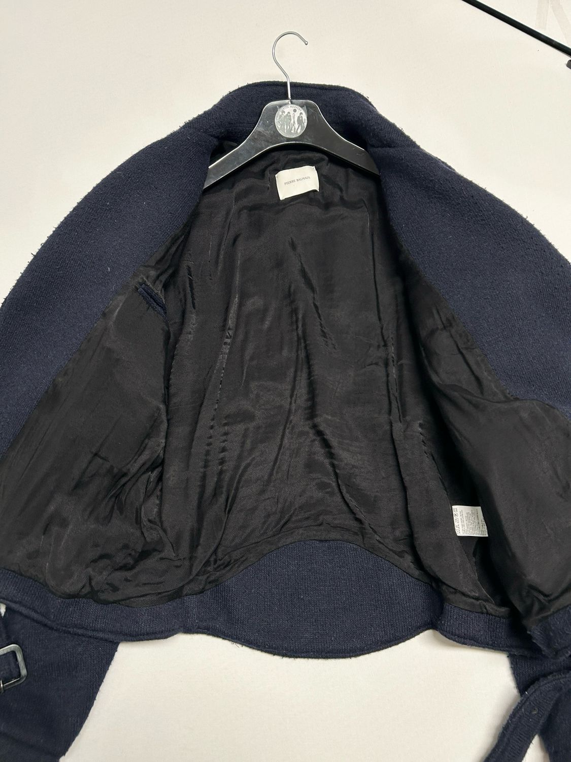 Balmain AW2010 Wool Moto Biker Jacket