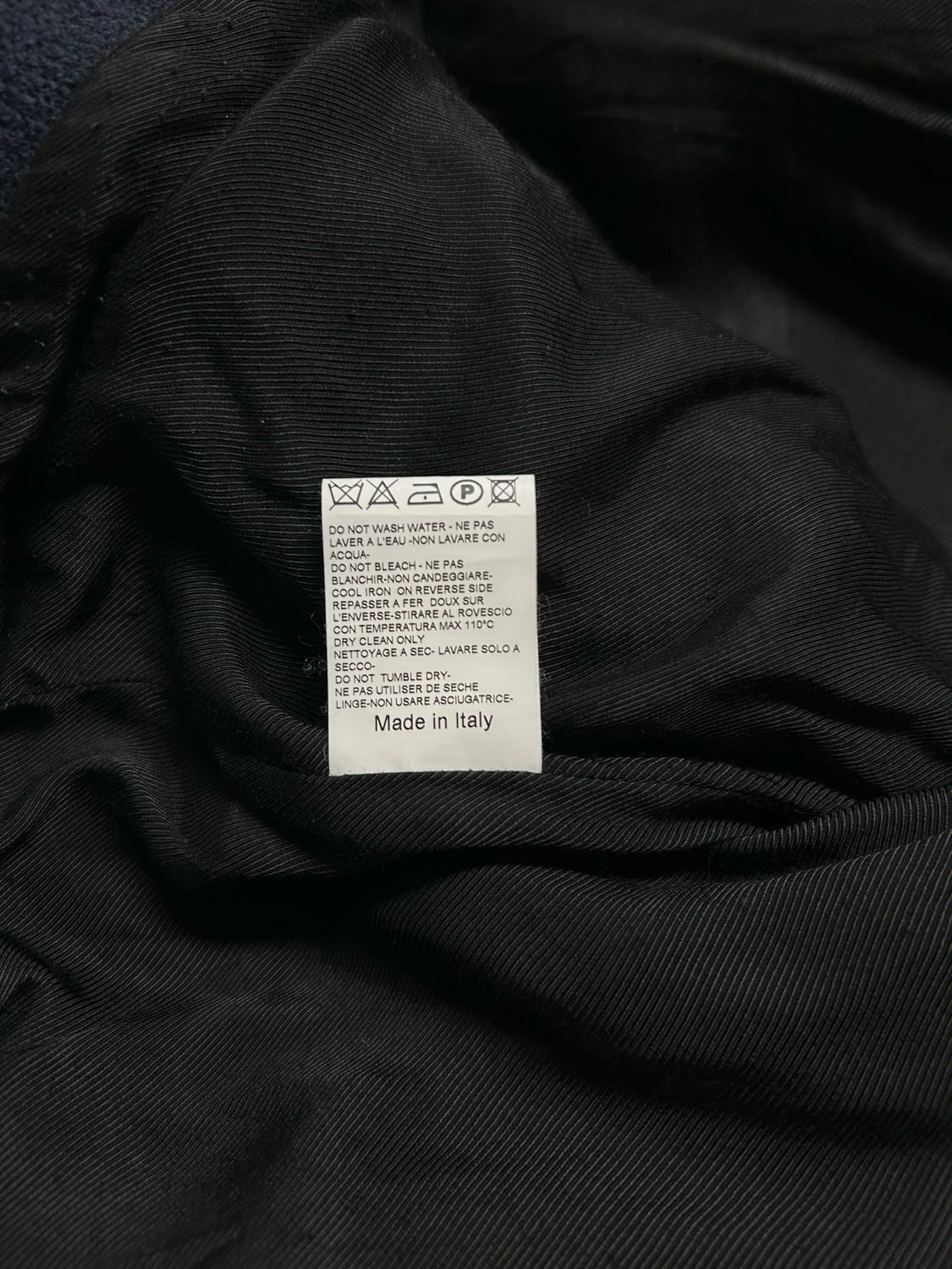 Balmain AW2010 Wool Moto Biker Jacket