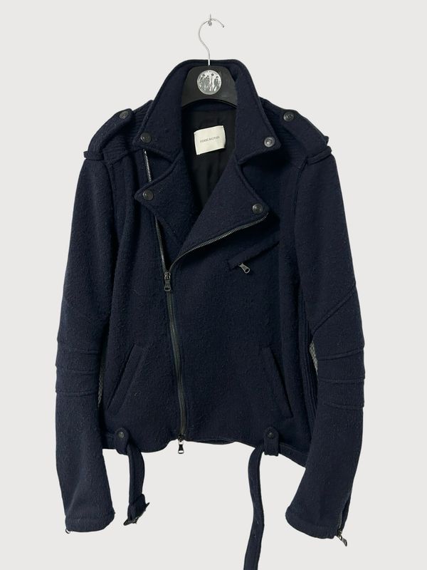 Balmain AW2010 Wool Moto Biker Jacket Balmain AW2010 Wool Moto Biker Jacket
