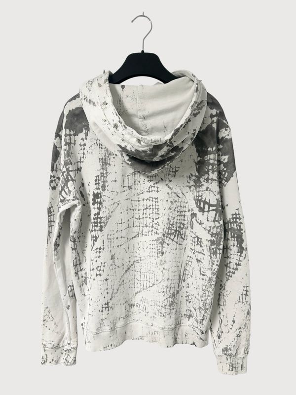 Saint Laurent Paris by Anthony Vaccarello SS2017 Croc Print Spiked Logo Hoodie