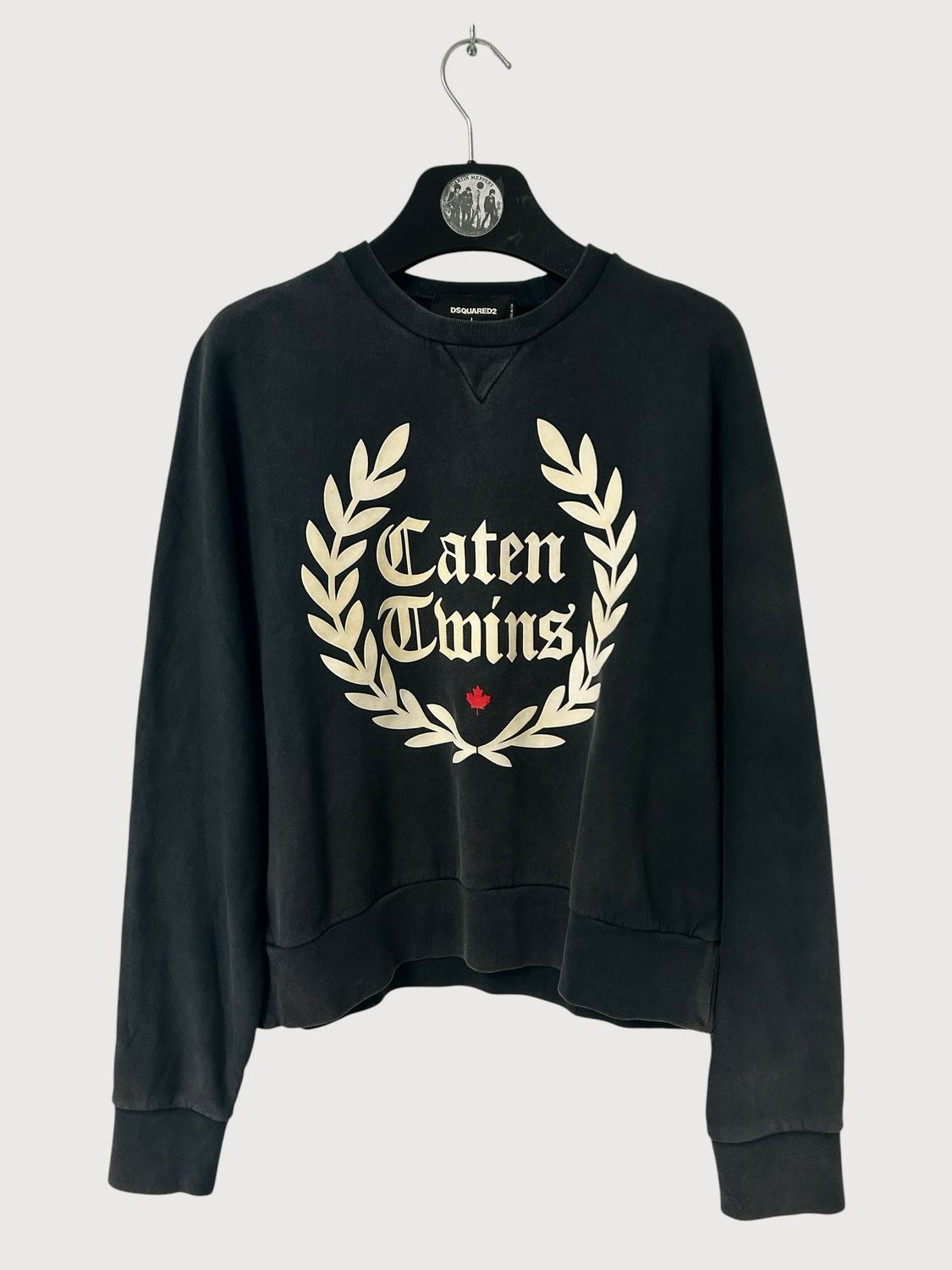 DSQUARED2 by Dean &amp; Dan Caten SS2017 Caten Twins Crest Logo Crewneck