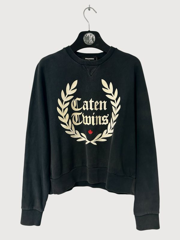 DSQUARED2 by Dean &amp; Dan Caten SS2017 Caten Twins Crest Logo Crewneck
