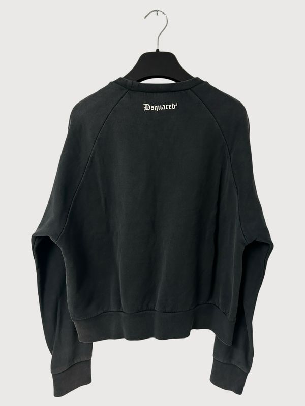 DSQUARED2 by Dean &amp; Dan Caten SS2017 Caten Twins Crest Logo Crewneck