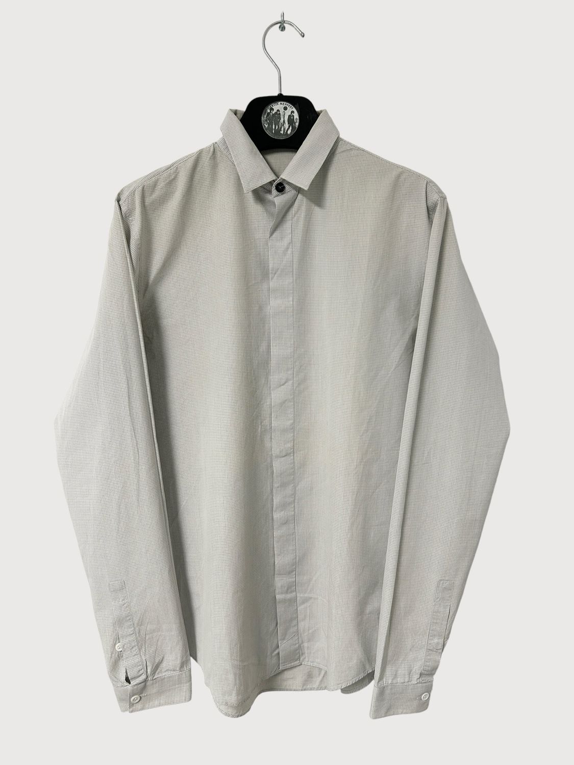 Dior Homme  Micro Check Hidden Placket Shirt