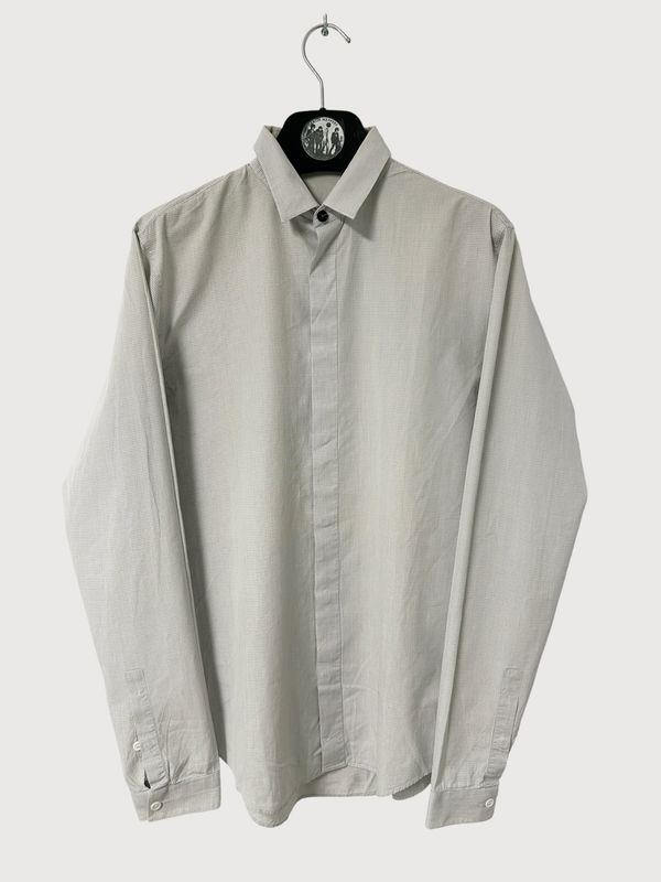 Dior Homme  Micro Check Hidden Placket Shirt