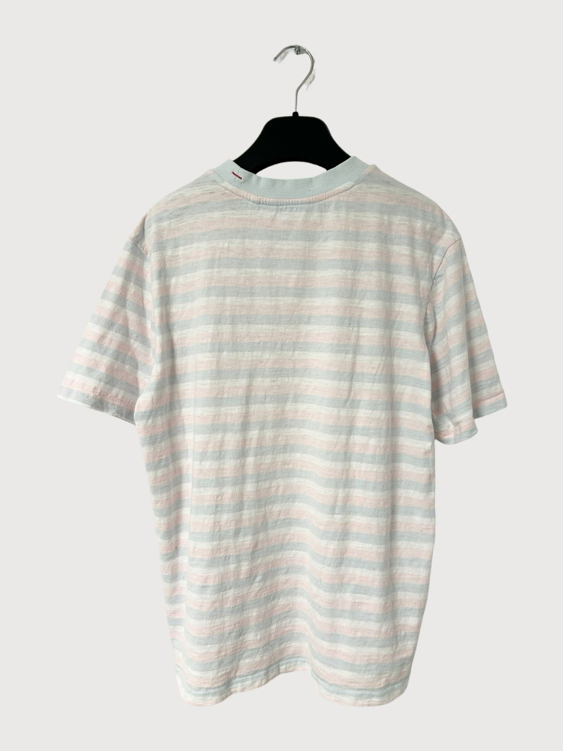 GUESS by A$AP Rocky SS2016 Embroidered Dollar Logo Striped T-Shirt