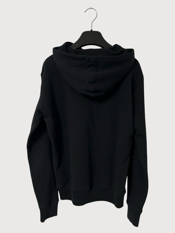 Saint Laurent Paris by Anthony Vaccarello FW2018 Embroidered Luxe Script Logo Hoodie