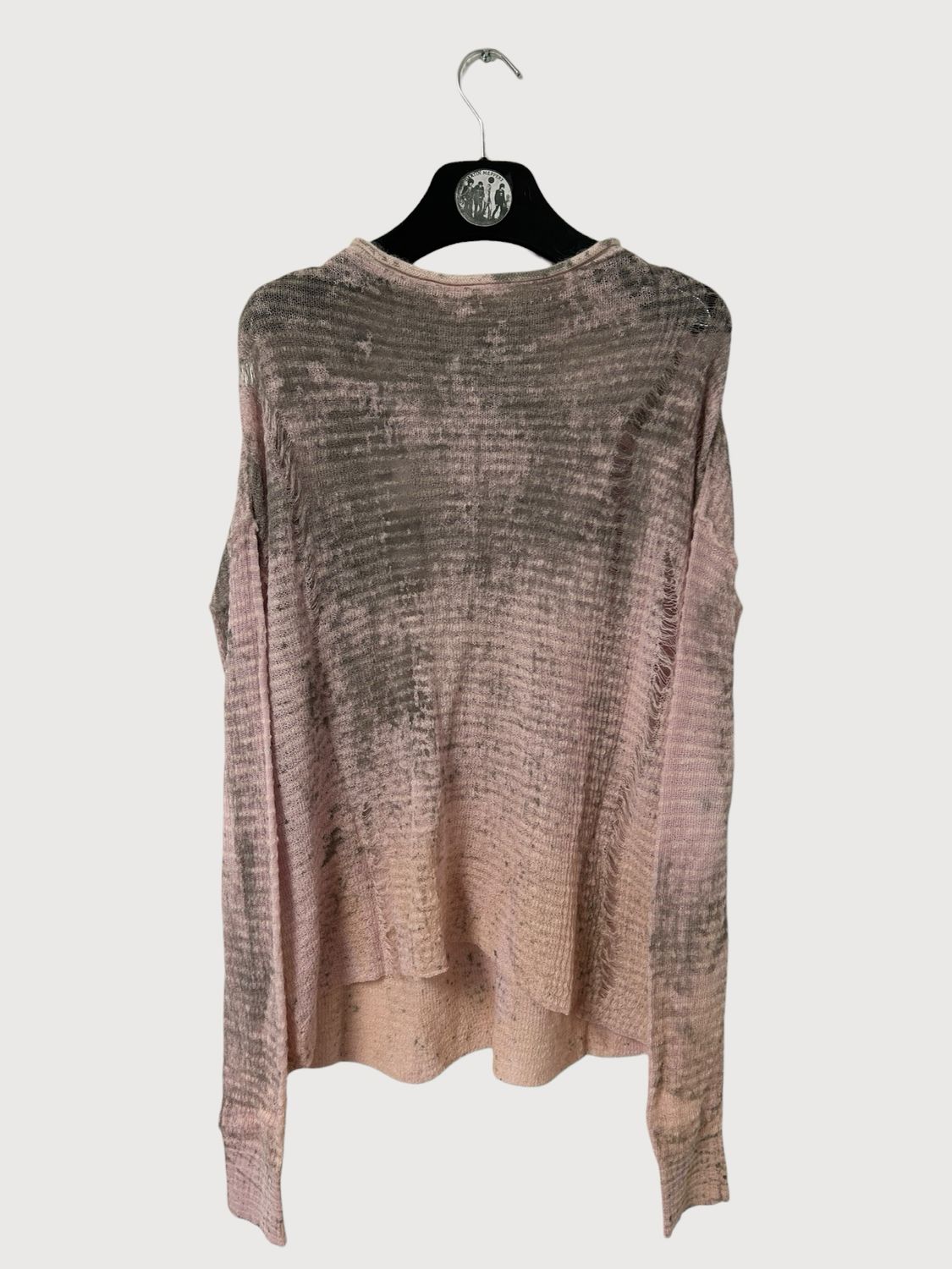 Maison Margiela  FW2022 Distressed Pink Knit Sweater