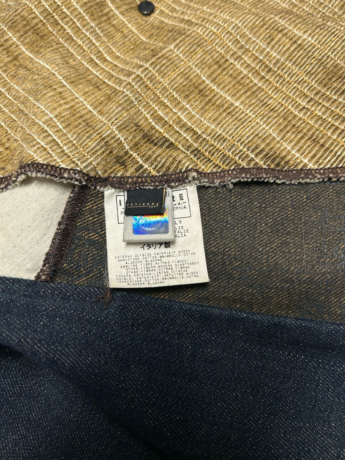 Cavalli 2000s Inside-Out Textured Velvet Blazer