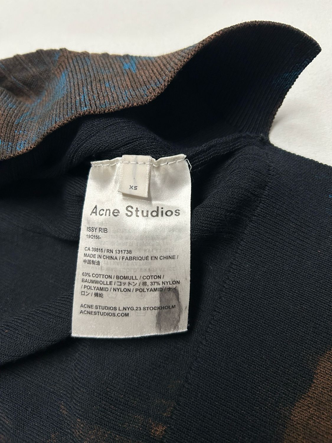 Acne Studios FW2019 Issy Rib Knit