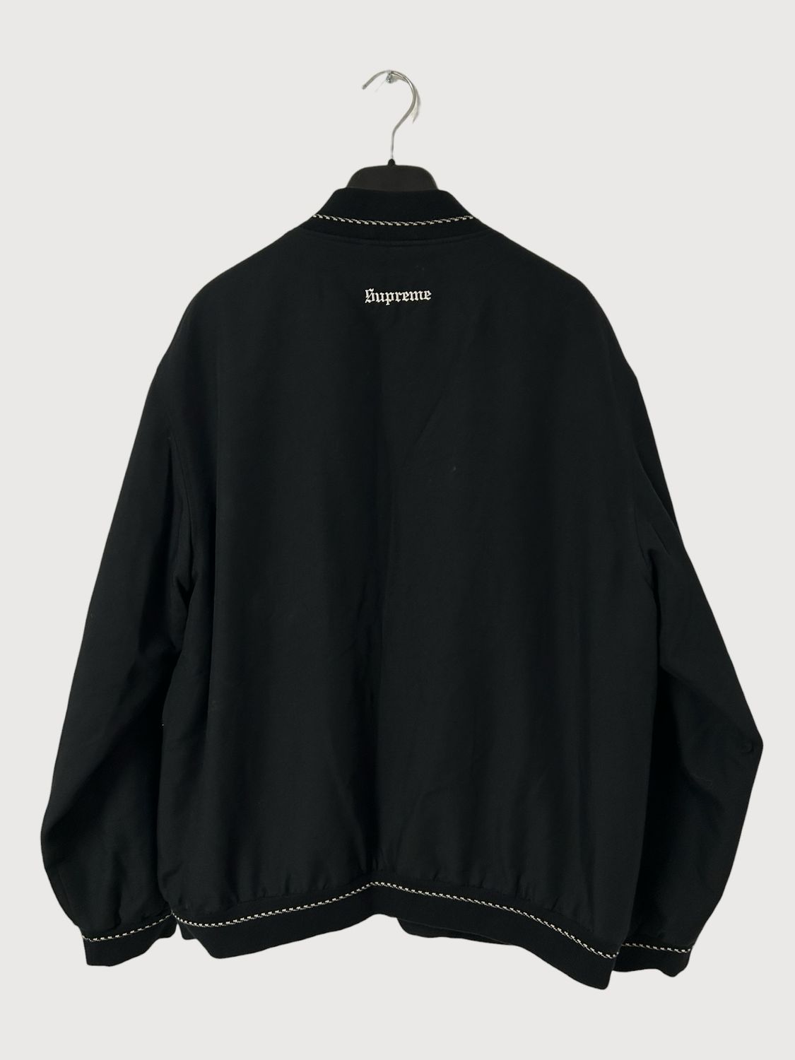Supreme  FW2018 Diamond Rayon Bomber Jacket