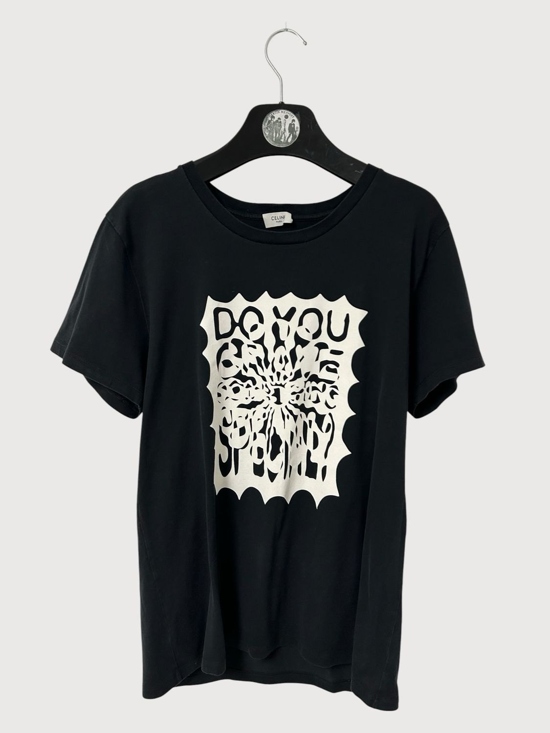 Celine by Hedi Slimane SS2019 Christian Marclay “Do You Create As You Speak?” T-Shirt