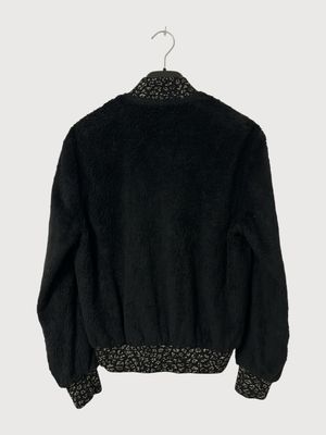 Saint Laurent Paris by Anthony Vaccarello FW2018 Sample Gold Babycat Fur Bomber Jacket